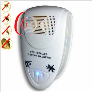 Repelente ultrasónico de control de insectos de plagas de ratones de rata mosquito interior electrónico ultrasónico